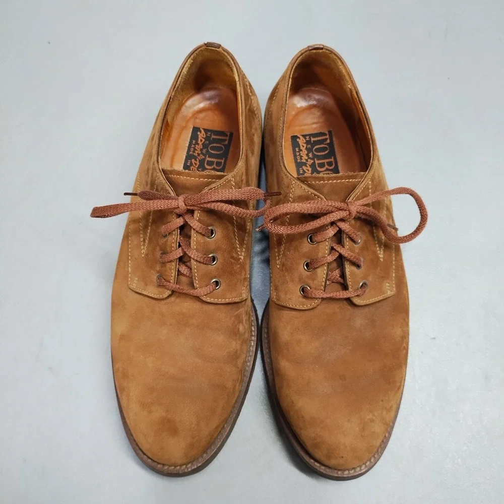 To Boot New York Oxford Shoes Mens US Size 9 Brown Comfort Almond Toe Italy Made
